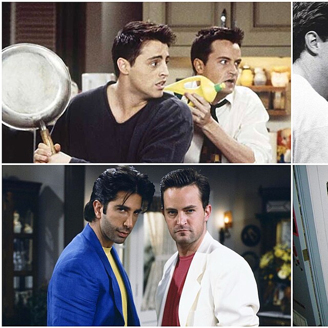 Dojemn louen serilovch koleg s Matthewem Perrym.