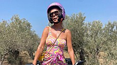 Kamila Mortimer na tykolce. Na Bali se jí stala osudnou jízda na skútru.