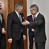 Robert Fico s Milošem Vystrčilem