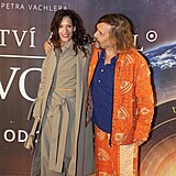 Barbora Seidlov s Petrem Vachlerem na premie snmku Tajemstv a smysl ivota