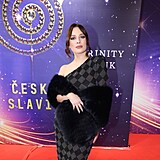 Český slavík 2023: Mezi prvními dorazila moderátorka Veronika Petruchová.