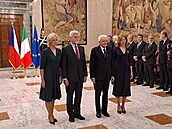 Italský a eský prezident a jejich první dámy