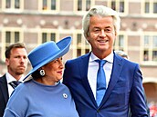 Geert Wilders s manelkou Krisztinou