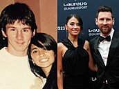 Lionel Messi a Antonella Roccuzzo