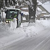 Sníh zasypal kompletně celé Česko.