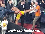 Václav Sivák napadá lidi na turnaji RFA
