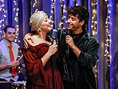Milan Peroutka a Anika Slováková nazpívali krásný vánoní duet.