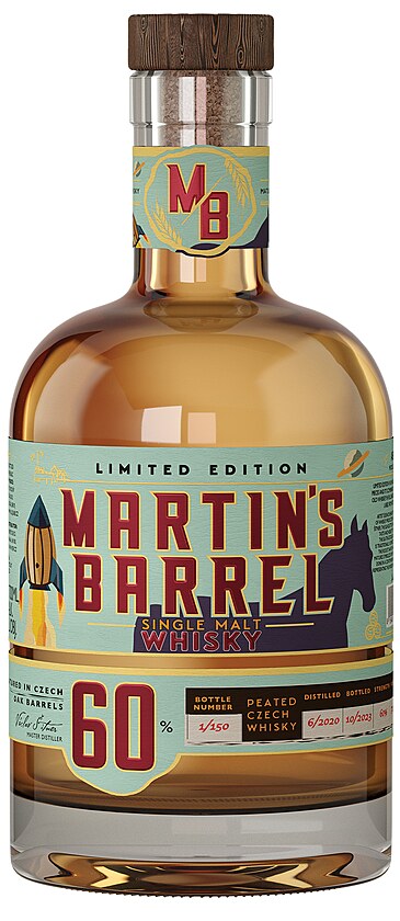 Limitovan edice Whiskey Martins Barrel 3yo