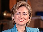 Hillary Clinton v modré
