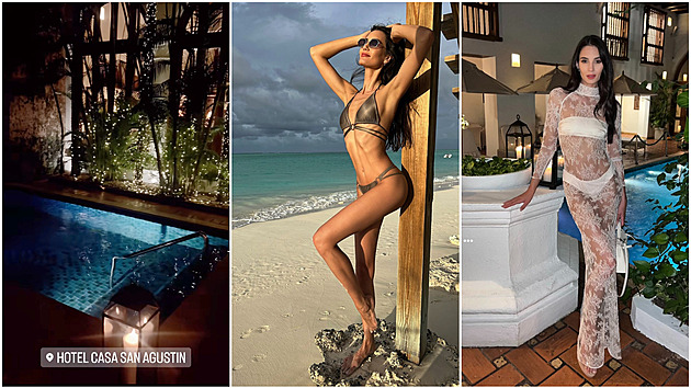 Kristýna Schicková si uívá luxusní dovolenou v Kolumbii.