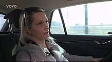 Simona poprvé letla.