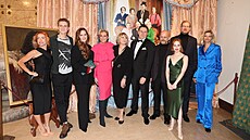 Herecká delegace na premiée Aristokratky ve varu