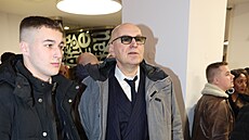 Lou Fanánek Hagen se synem na premié�e filmu Karlos (2024)