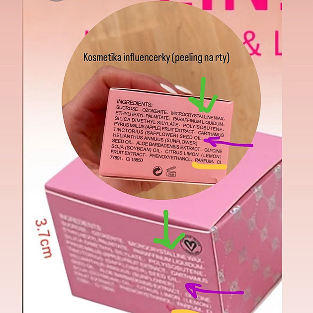 Přeprodává Kočendová doopravdy kosmetiku z asijských e-shopů? Zdá se, že odpovídá nejen vzhled, ale i složení