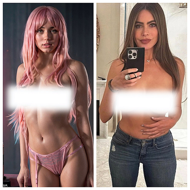 Pornografické fotky celebrit vytvořené skrze umělou inteligenci.