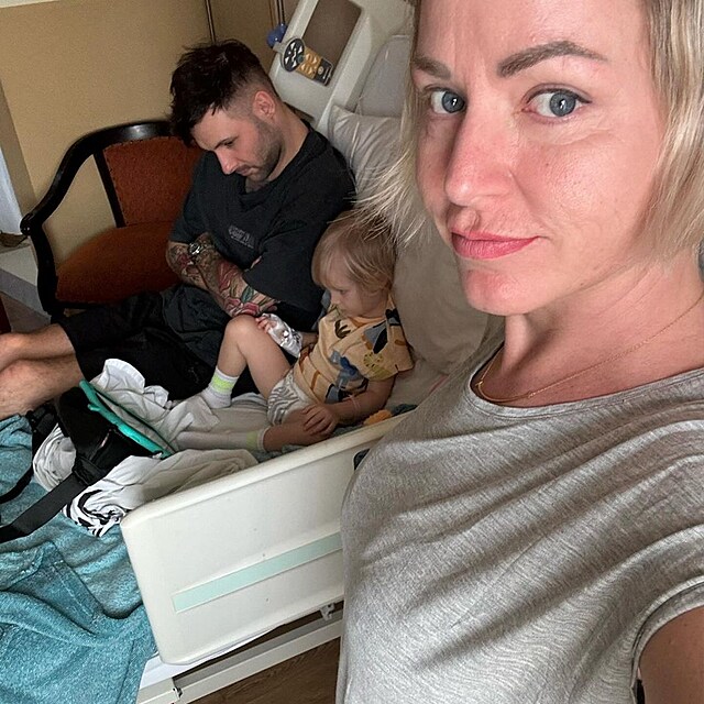 Martina Prtlov je s dcerou v nemocnici.