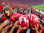 Taylor Swift vytvo�ená skrze um�lou inteligenci.