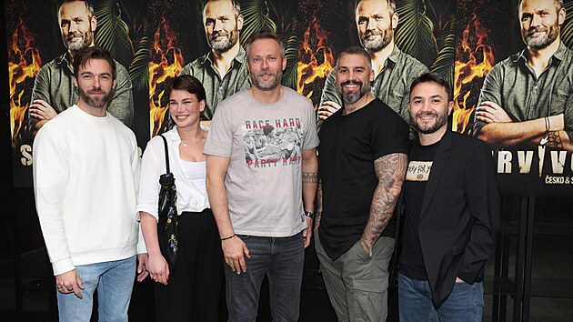 (zleva) Tom Weimann, aneta Skrun, Ondej Novotn, Pepa Krka a Vladimr apek