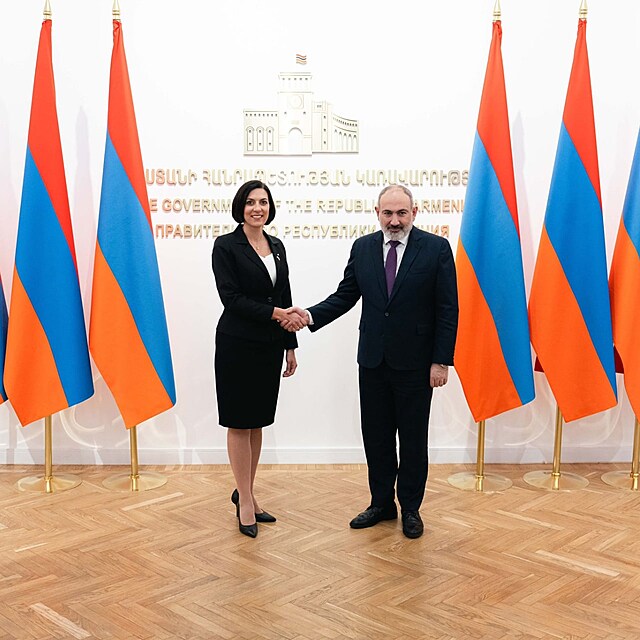 Pekarová na návštěvě Arménie