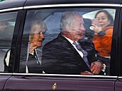 Britský král Karel III. se dnes odpoledne poprvé od oznámení o onemocnní...
