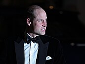 Princ William na charitativním galaveeru v Londýn