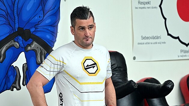 Martin Fenin se pipravoval na zpas v praskm gymu Gorila MMA.