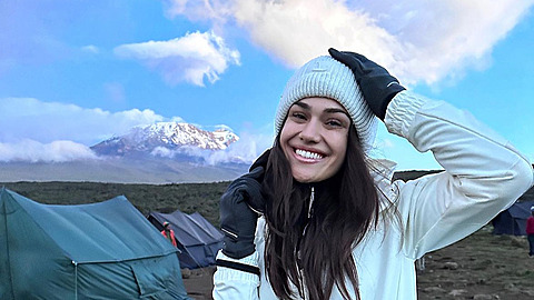 Andrea Kalousová jde zdolat horu Kilimandáro