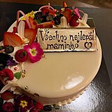 Narozeninov dort pro Kateinu Broovou od dcery