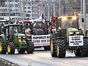 Zemdlci najeli do Prahy v traktorech. ást se ale od dnení demonstrace...