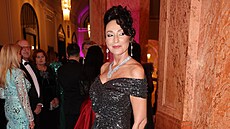 Sisa Sklovská na �esko-Slovenském plese zá�ila