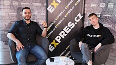 Jakub Jíra s redaktorem Expresu