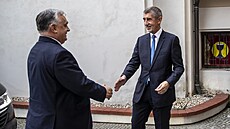 Viktor Orbán se potkal i s expremiérem Andrejem Babi�em.