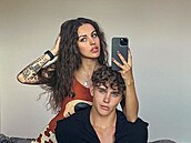 Carrie Kirsten a její ex partner Dan