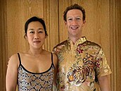 Mark Zuckerberg s manelkou Priscillou