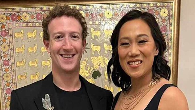 Mark Zuckerberg s man�elkou Priscillou