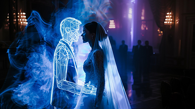 Hologram - svatba