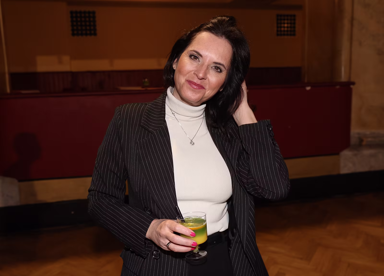 Barbora Kodetov� na akci k vzpom�nkov�mu koncertu Nadi Urb�nkov�