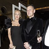 Kate Matl s partnerem, byznysmenem Michalem Kovem