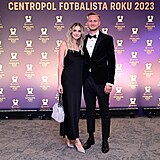 Fotbalista roku 2023- Antonn Bark s manelkou Nikolou