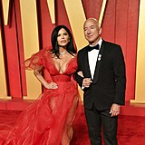 Lauren Sanchez a Jeff Bezos na pedvn Oscar