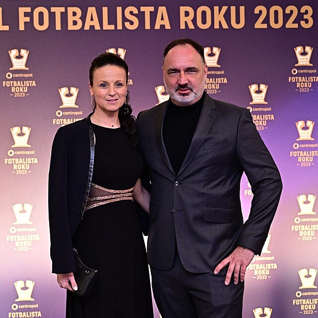 Fotbalista roku 2023- Jindich Trpiovsk s manelkou Lindou