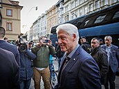 Bill Clinton dorazil dorazil do praské Reduty.