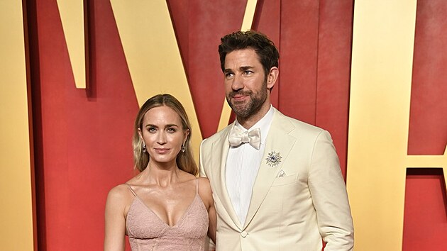 Emily Blunt a John Krasinski na pedvn Oscar