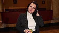 Barbora Kodetová na akci k vzpomínkovému koncertu Nadi Urbánkové
