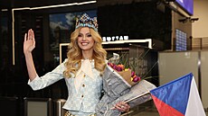 Krystyna Pyszková p�ilet�la do Prahy