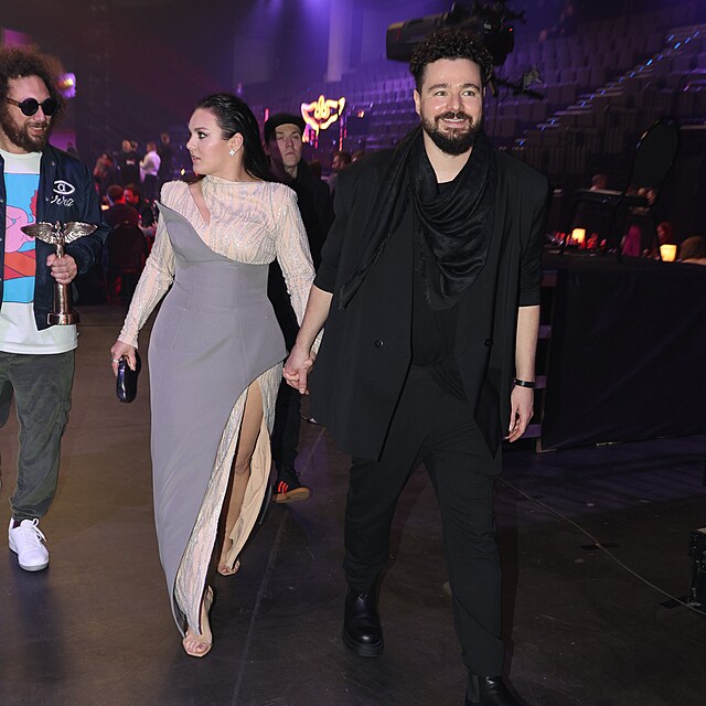 Ewa Farna z��ila na And�lech s man�elem Martinem Chobotem.