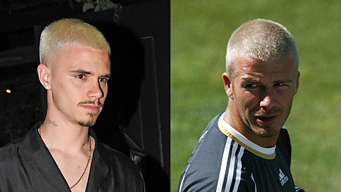 Romeo Beckham se stylizuje do vzhledu svého otce Davida Beckhama! Vynesl jeho...