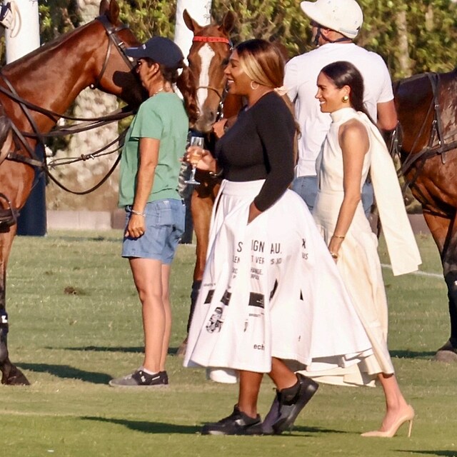 Meghan Markle a Serena Williams