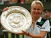 Nejslavnjí chvíle Jany Novotné  v roce 1998 vyhrála Wimbledon.