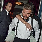 David Beckham na narozeninov oslav Victorie Beckham